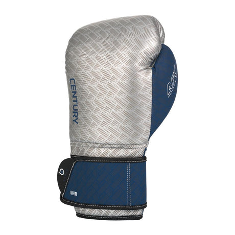 Century Boxing Gloves - Silver/Navy - Gymzey.com