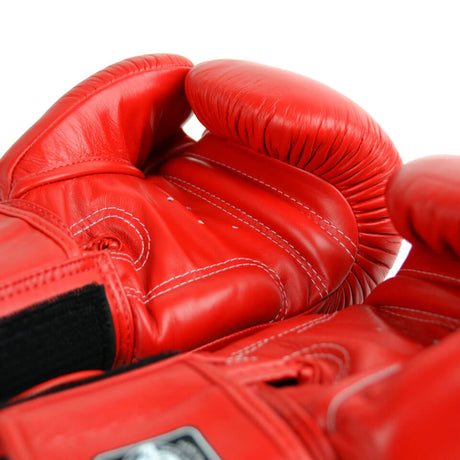 Twins BGVL3 Velcro Boxing Gloves Red - Gymzey.com