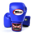 Twins BGVL3 Velcro Boxing Gloves Blue - Gymzey.com