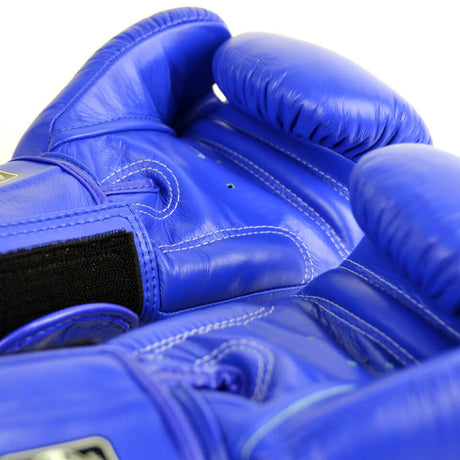 Twins BGVL3 Velcro Boxing Gloves Blue - Gymzey.com