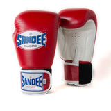 Sandee ABG1 Authentic 2 Tone Boxing Gloves Red/White