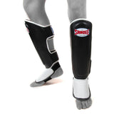 Sandee Authentic Kids Shin Guards Black/White