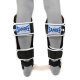 Sandee Authentic Kids Shin Guards Black/White