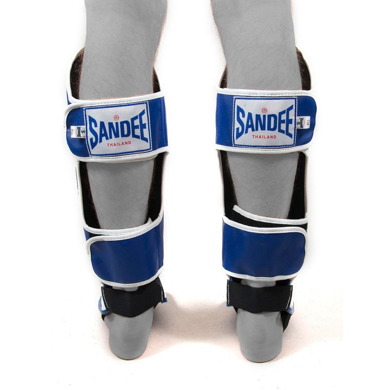 Sandee Authentic Kids Shin Guards Blue/White