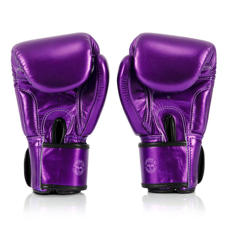 BGV22 Fairtex Metallic Purple Boxing Gloves - Gymzey.com