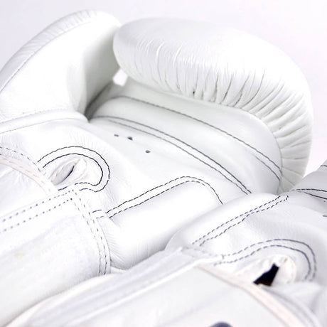 Twins BGVL3 Velcro Boxing Gloves White - Gymzey.com