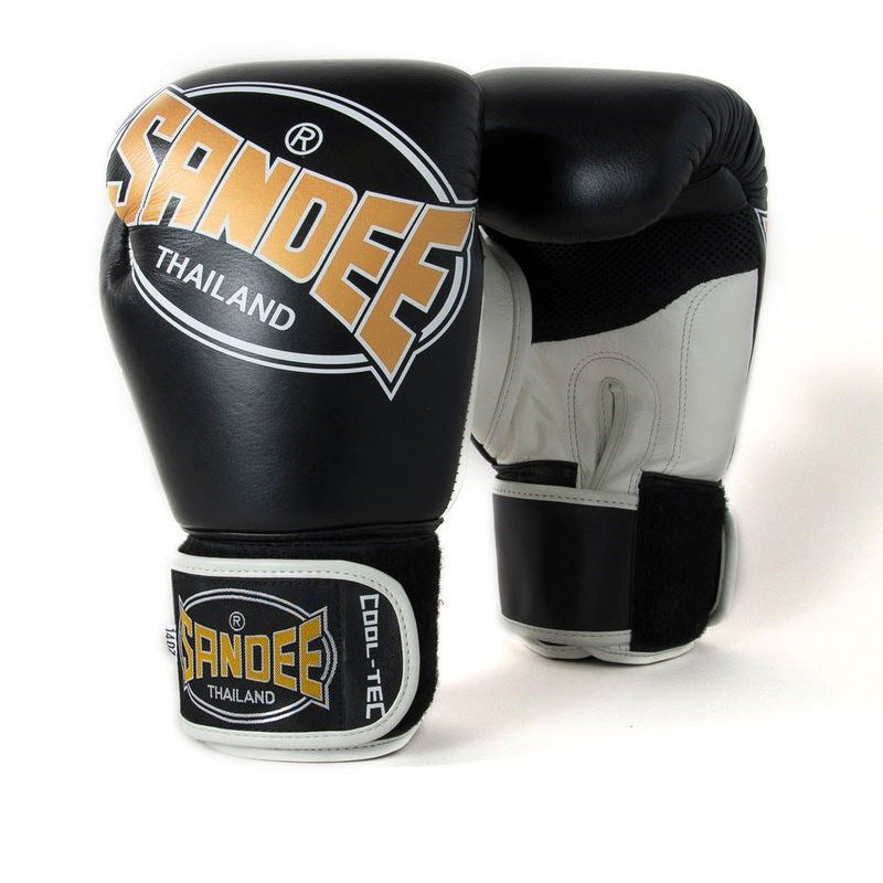 Sandee Cool-Tec Kids Muay Thai Gloves Black/Gold