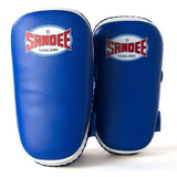 Sandee CTP1 Curved Thai Kick Pads Blue/White