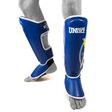 Sandee Cool-Tec Shin Guards Blue/Yellow