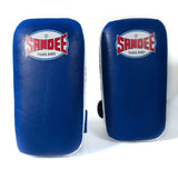 Sandee FTP2 Extra Thick Flat Thai Kick Pads Blue/White