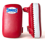 Sandee FTP2 Extra Thick Flat Thai Kick Pads Red/White