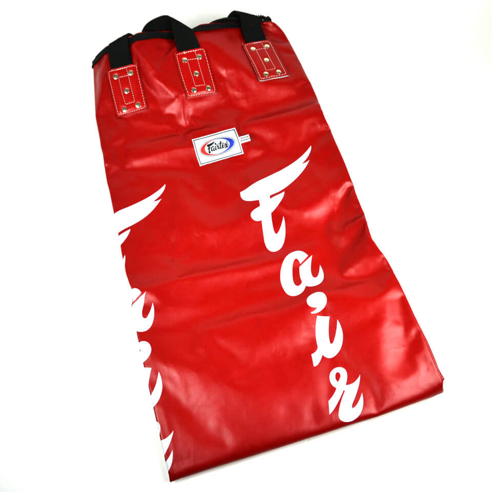 HB6 Fairtex Red 6ft Muaythai Banana Bag (UNFILLED) - Gymzey.com