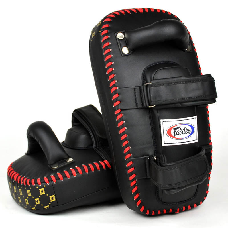 Fairtex Light Weight Thai Kick Pads KPLC5 - Black - Gymzey.com