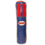 Sandee Half Leather Punch Bag Blue/Red