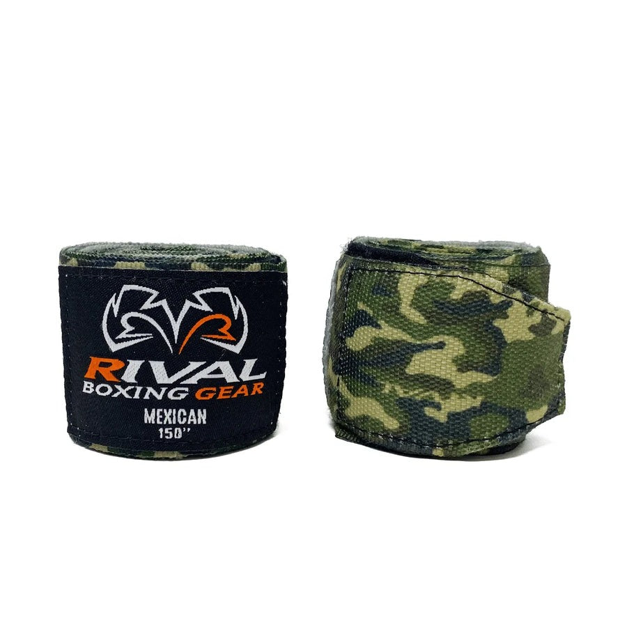 Rival Camo Handwraps Army Green 180cm