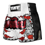 TUFF MSC121 Retro Shorts White Twin Tiger