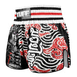 TUFF RMS102 Retro Shorts Waves of Bushido Elegance