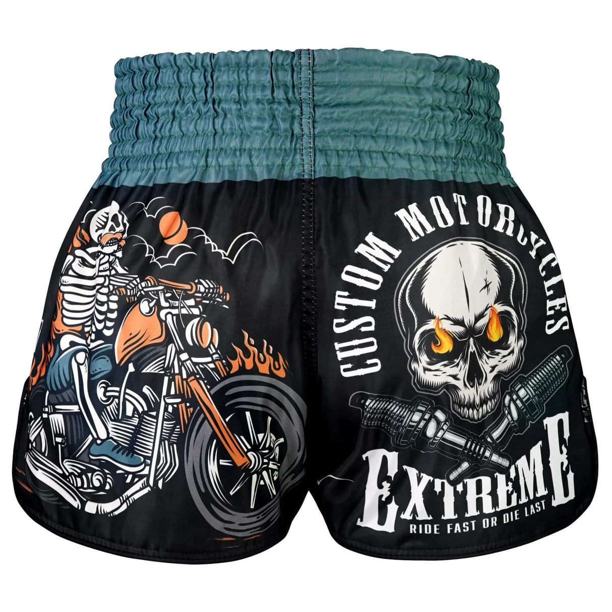 TUFF RMS109 Retro Shorts The Skull Rider