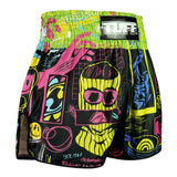 TUFF RMS119 Retro Shorts Neon Graffiti