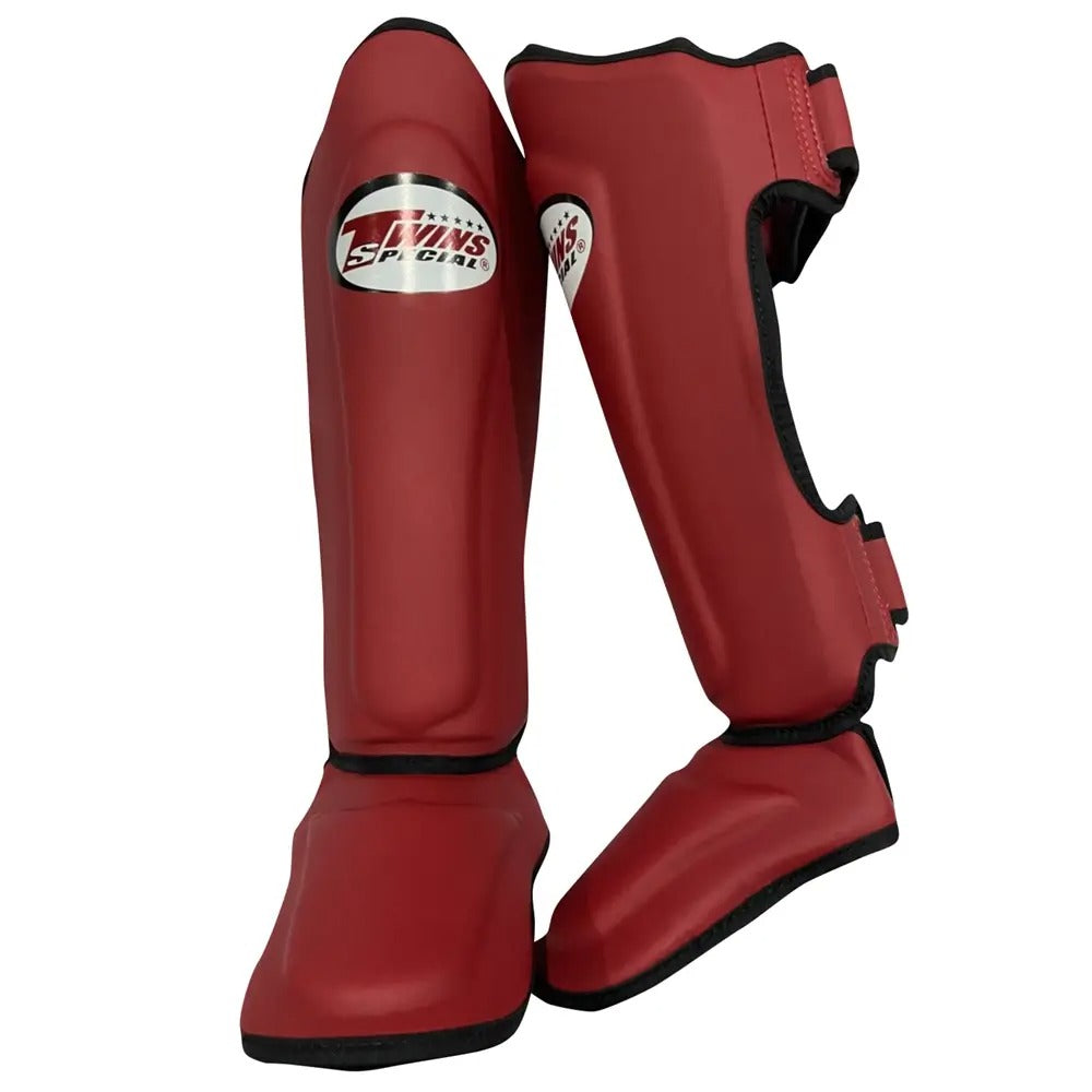 Twins SGS10 Double Padded Shin Guards Red