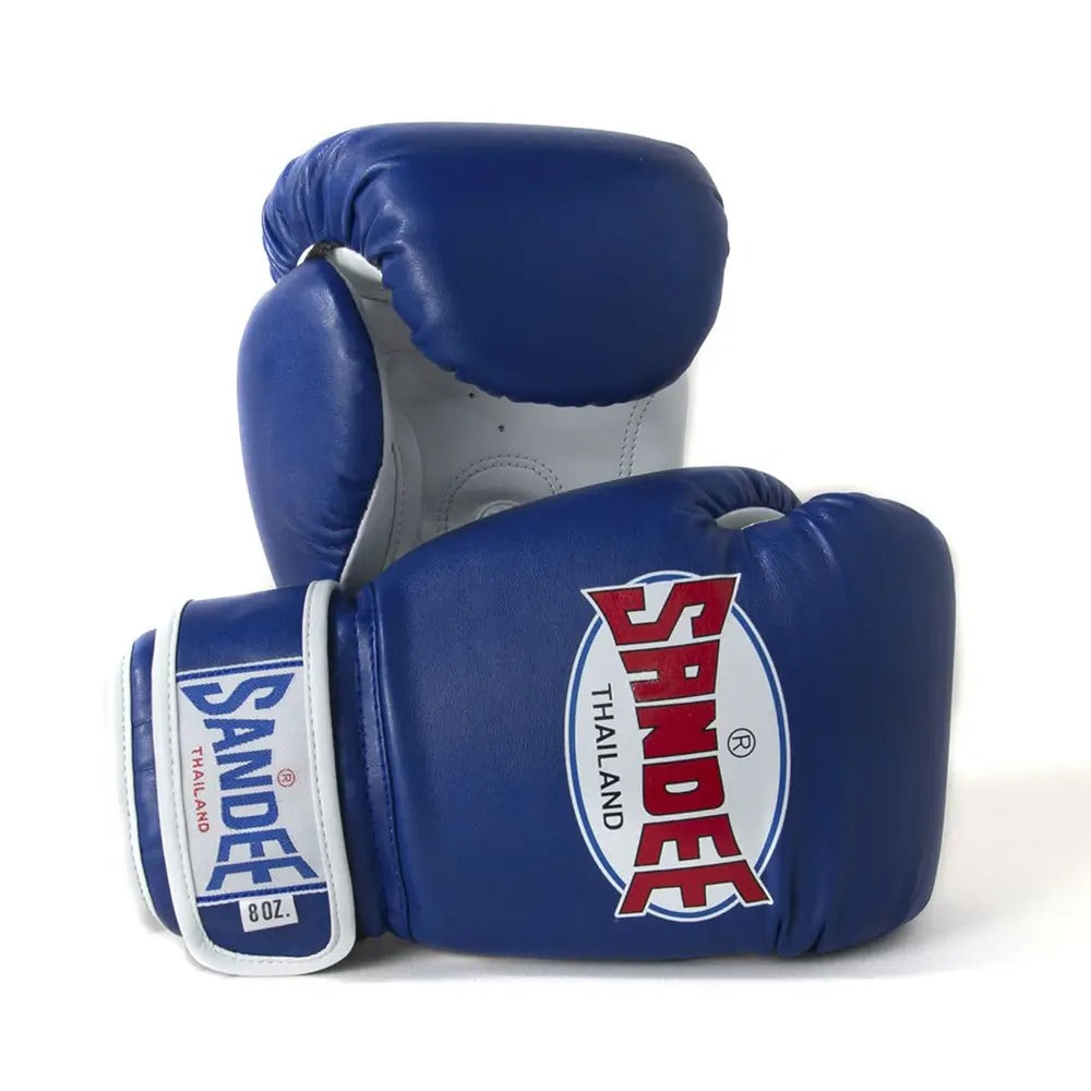 Sandee Authentic Kids Muay Thai Gloves Blue