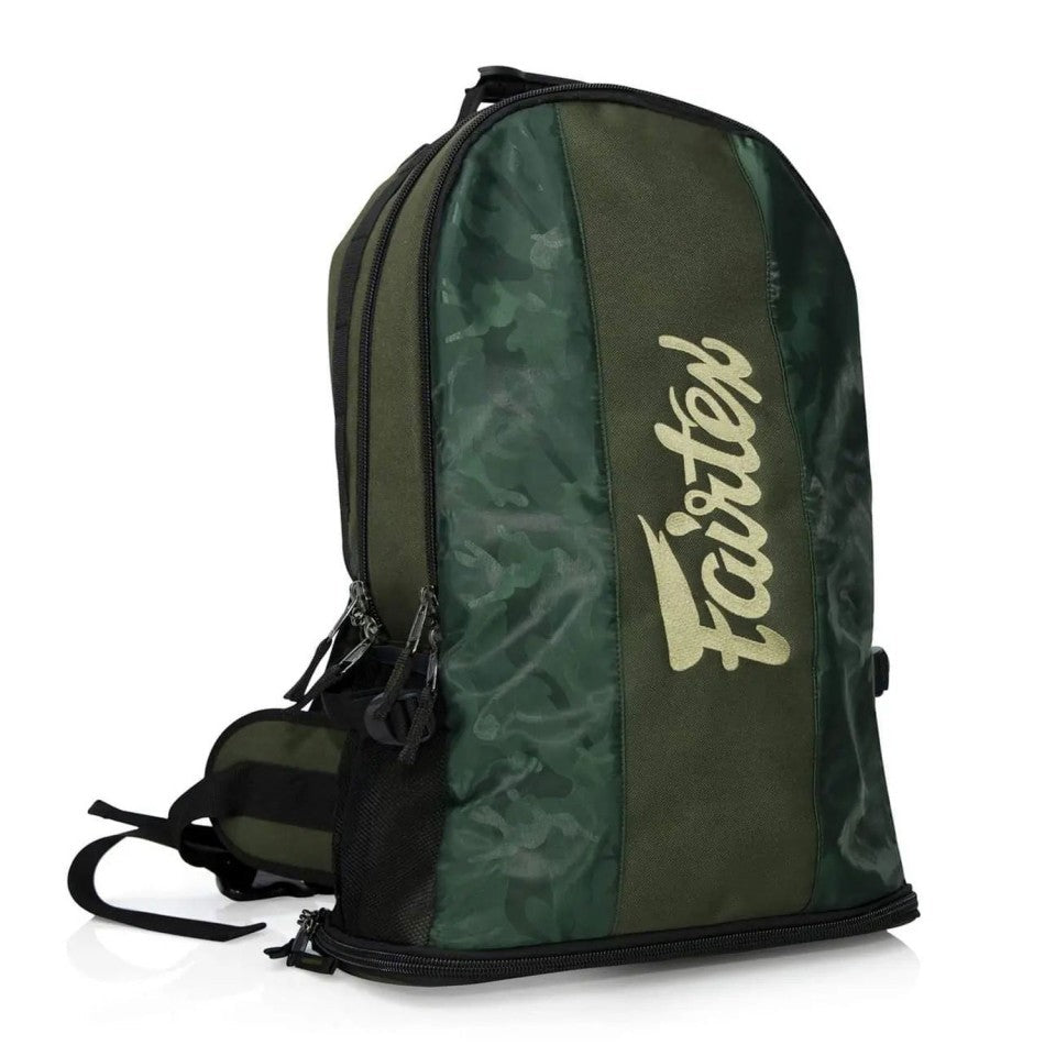 Fairtex BAG4 Gym Gear Backpack Camo Green