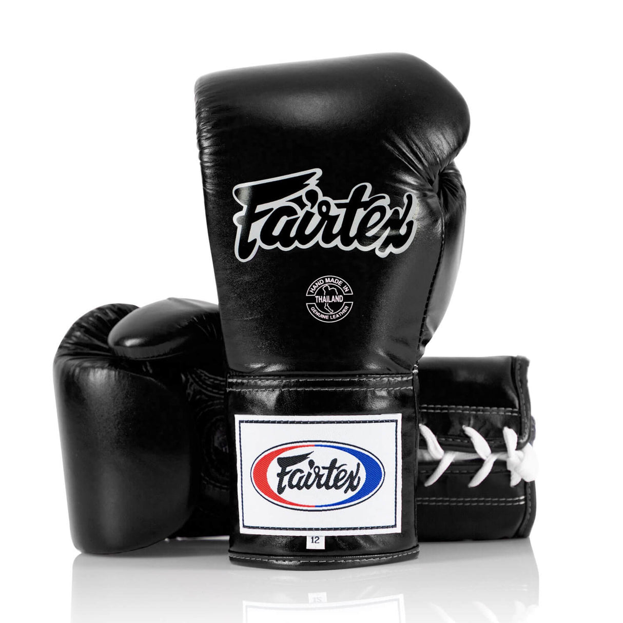 Fairtex BGL6 Lace-up Competition Gloves Black