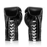 Fairtex BGL6 Lace-up Competition Gloves Black