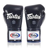 Fairtex BGL6 Lace-up Competition Gloves Blue