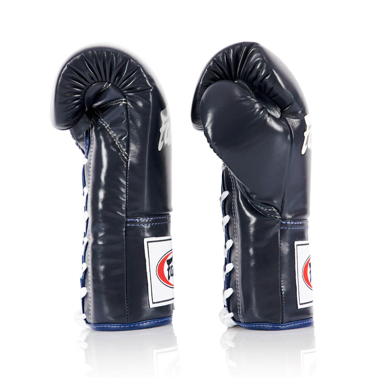 Fairtex BGL6 Lace-up Competition Gloves Blue