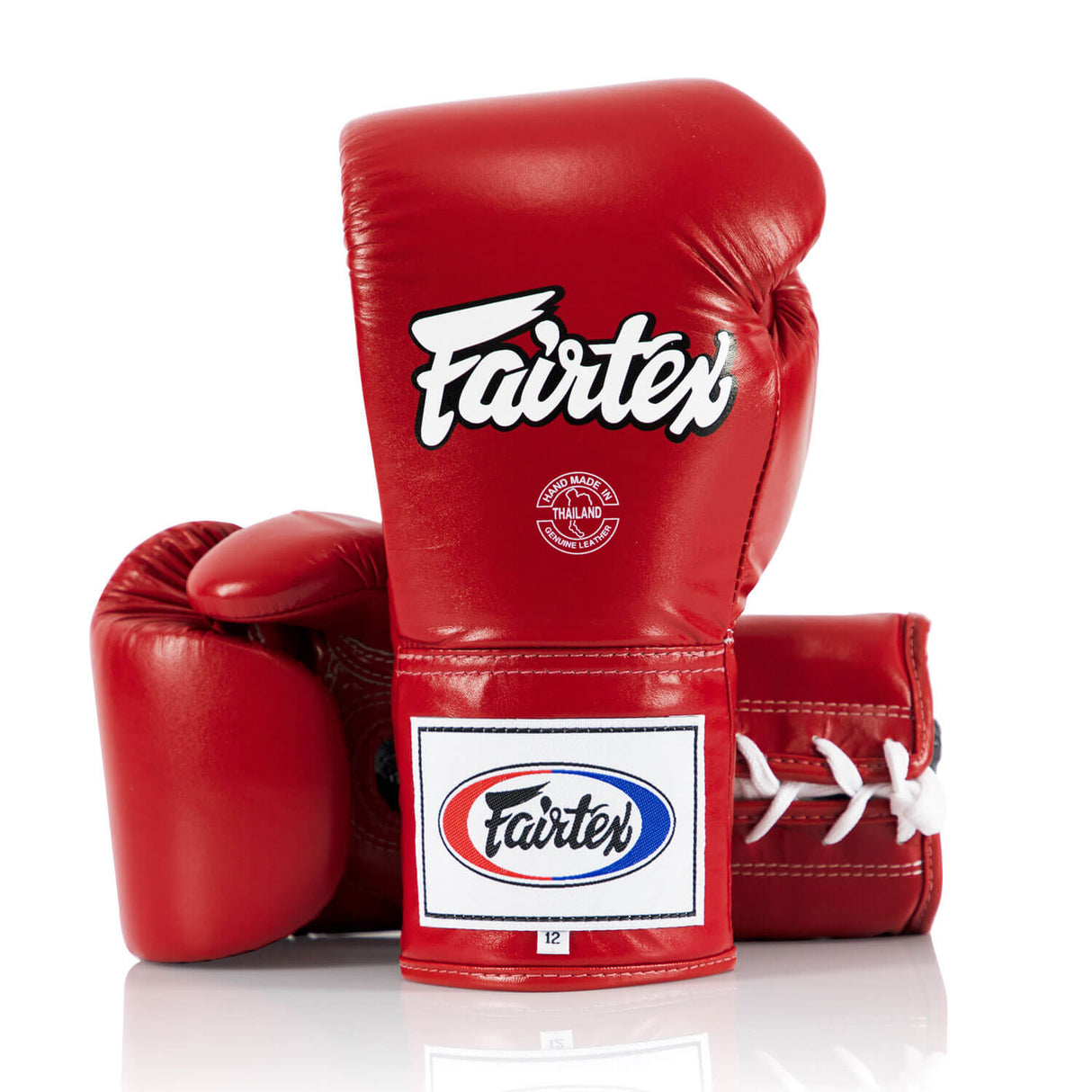 Fairtex BGL6 Lace-up Competition Gloves Red