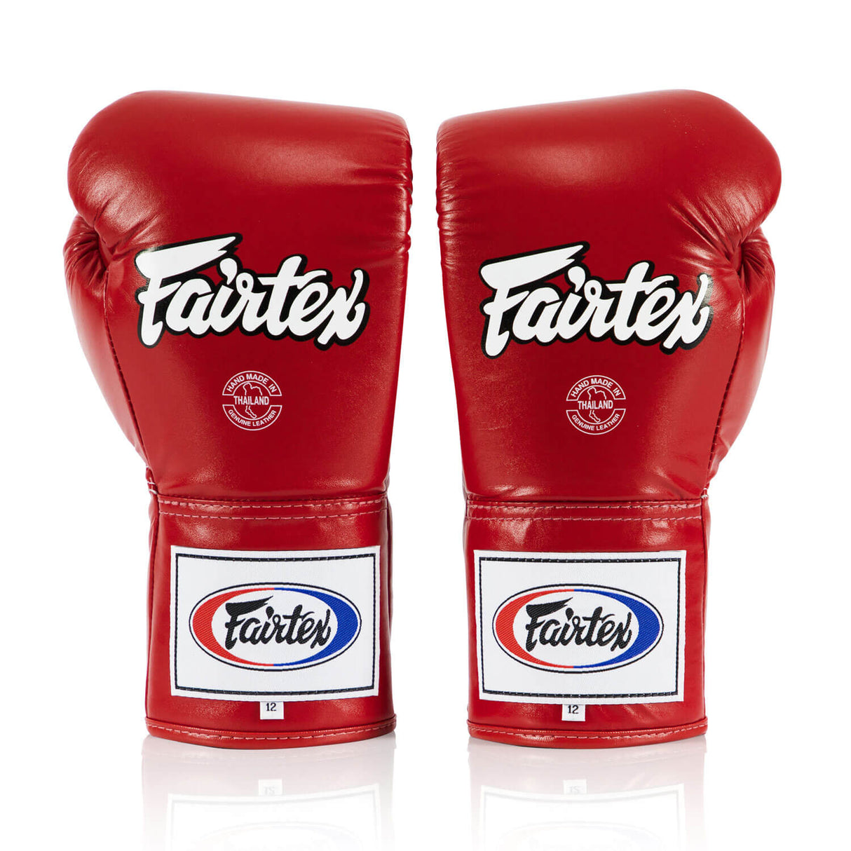 Fairtex BGL6 Lace-up Competition Gloves Red