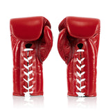 Fairtex BGL6 Lace-up Competition Gloves Red