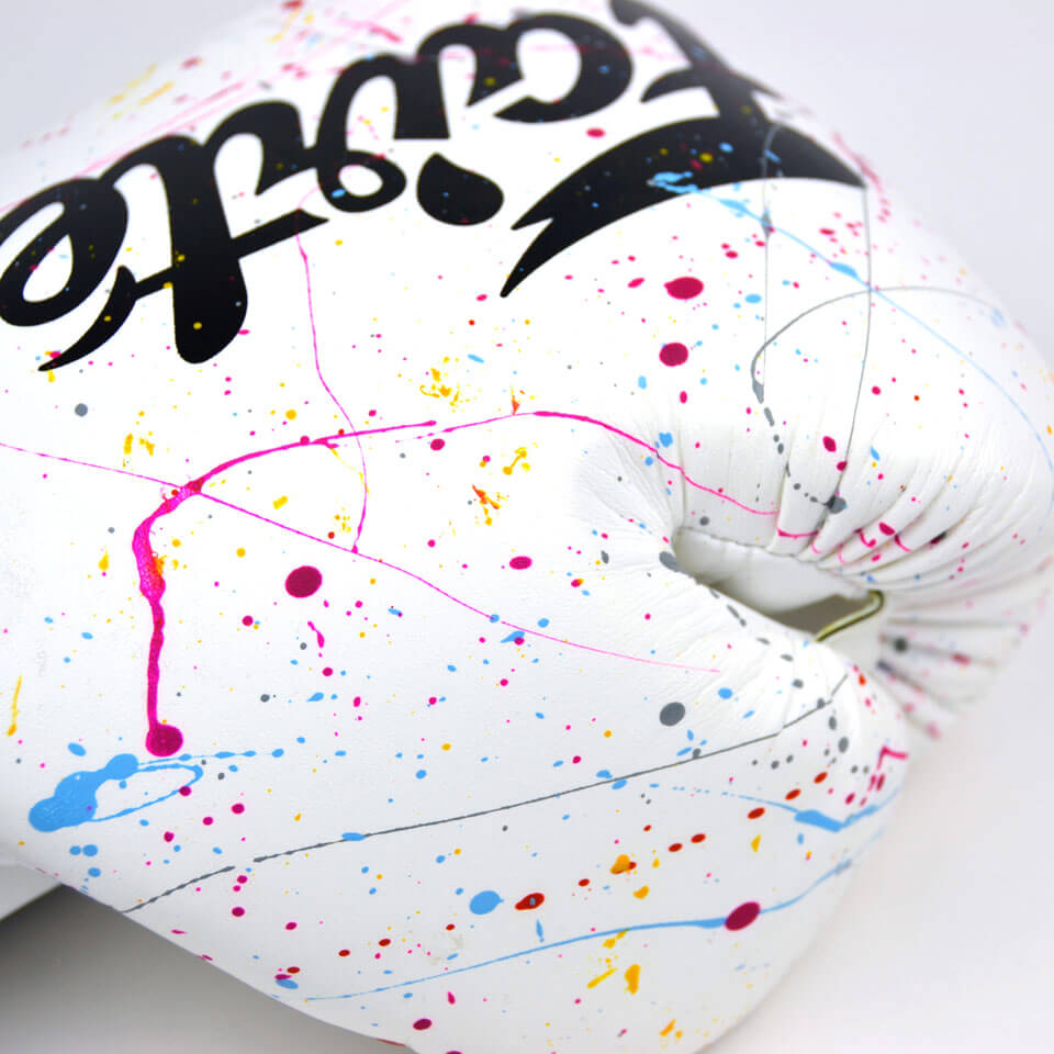 Fairtex BGV14PT The Painter Unique Boxing Gloves White