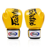 Fairtex BGV19 Deluxe Tight-Fit Gloves Gold