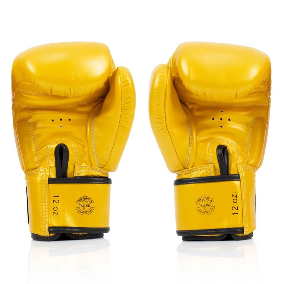 Fairtex BGV19 Deluxe Tight-Fit Gloves Gold