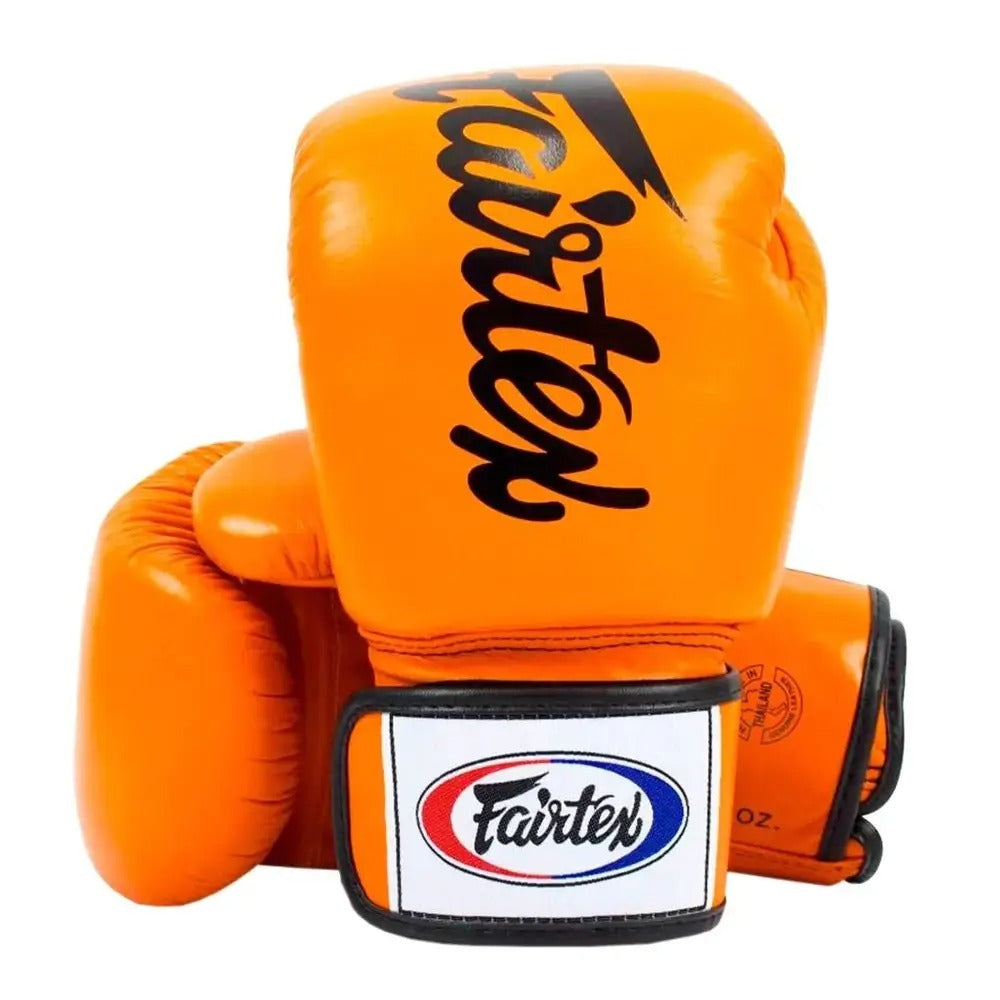 Fairtex BGV19 Deluxe Tight-Fit Gloves Orange