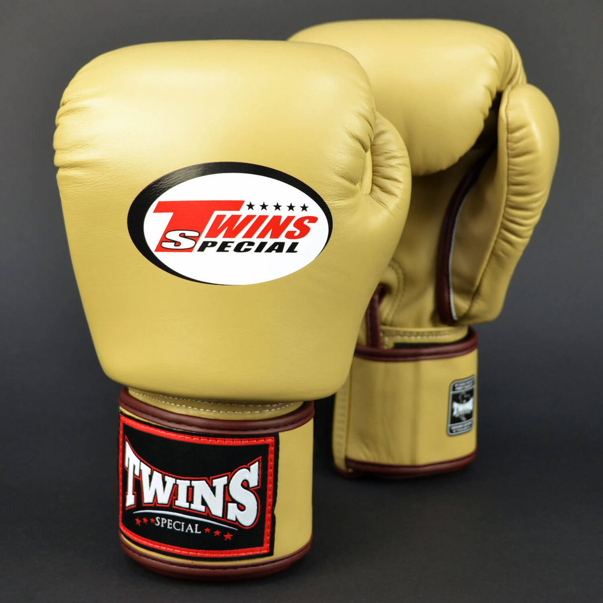 Twins BGVL3 Velcro Boxing Gloves Latte