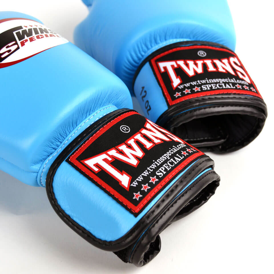 Twins BGVL3 Velcro Boxing Gloves Light Blue