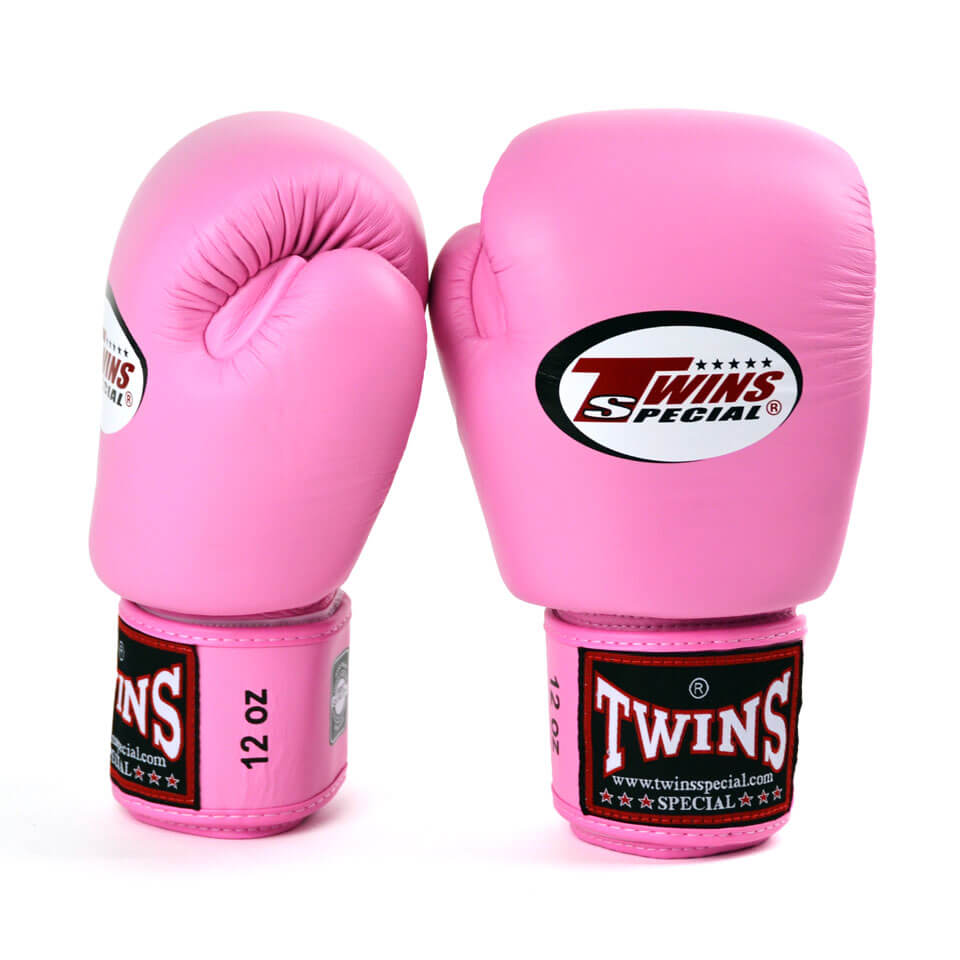 Twins BGVL3 Velcro Boxing Gloves Pink