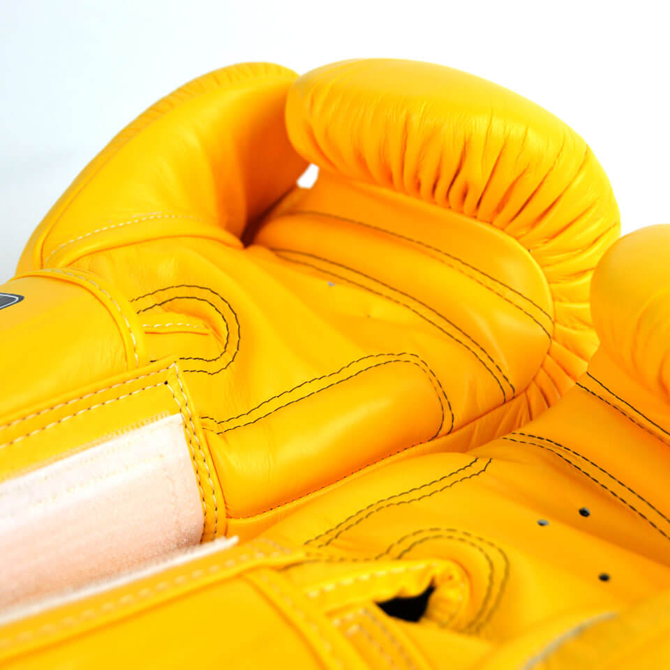 Twins BGVL3 Velcro Boxing Gloves Yellow