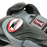 Twins BGVL6 Deluxe Sparring Gloves Grey/Black