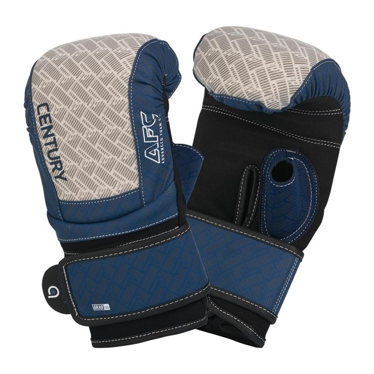 Century Brave Neoprene Bag Gloves - Silver/Navy - Gymzey.com