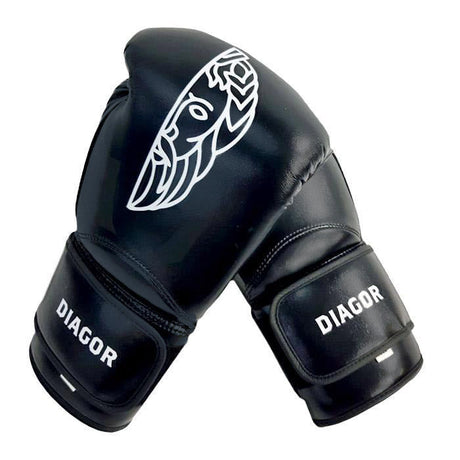 Diagor Olympic Boxing Gloves 10oz Black - Gymzey.com