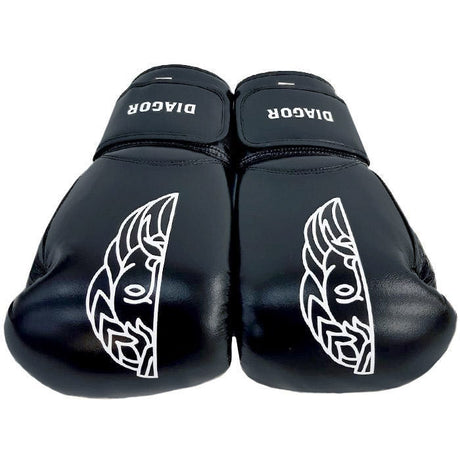 Diagor Olympic Boxing Gloves 12oz Black - Gymzey.com