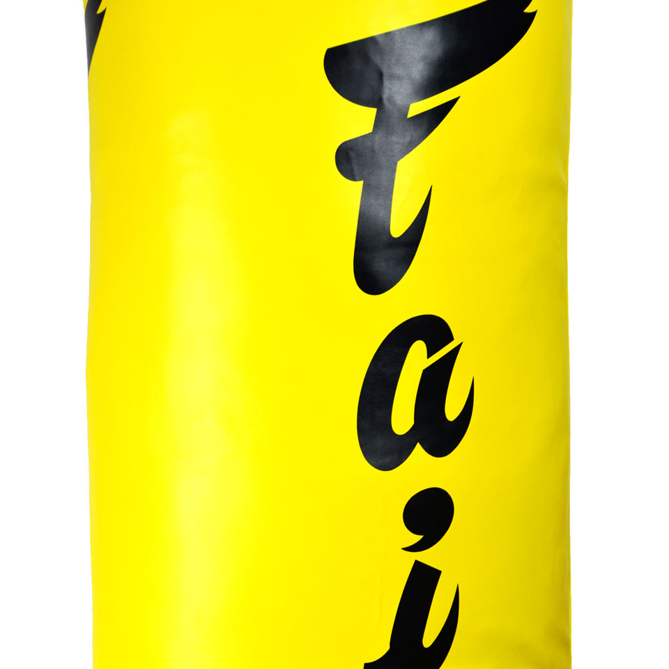 HB6 Fairtex Yellow 6ft Muaythai Banana Bag (FILLED) - Gymzey.com