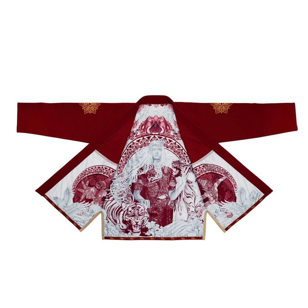 Fairtex Premium BJJ Gi Sida - Maroon