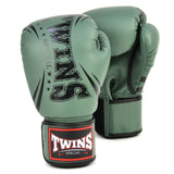 Twins FBGVDM3-TW6 Non-Leather Boxing Gloves - Olive