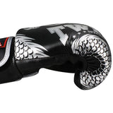 Twins FBGVL3-49 Dragon Boxing Gloves - Black/Silver