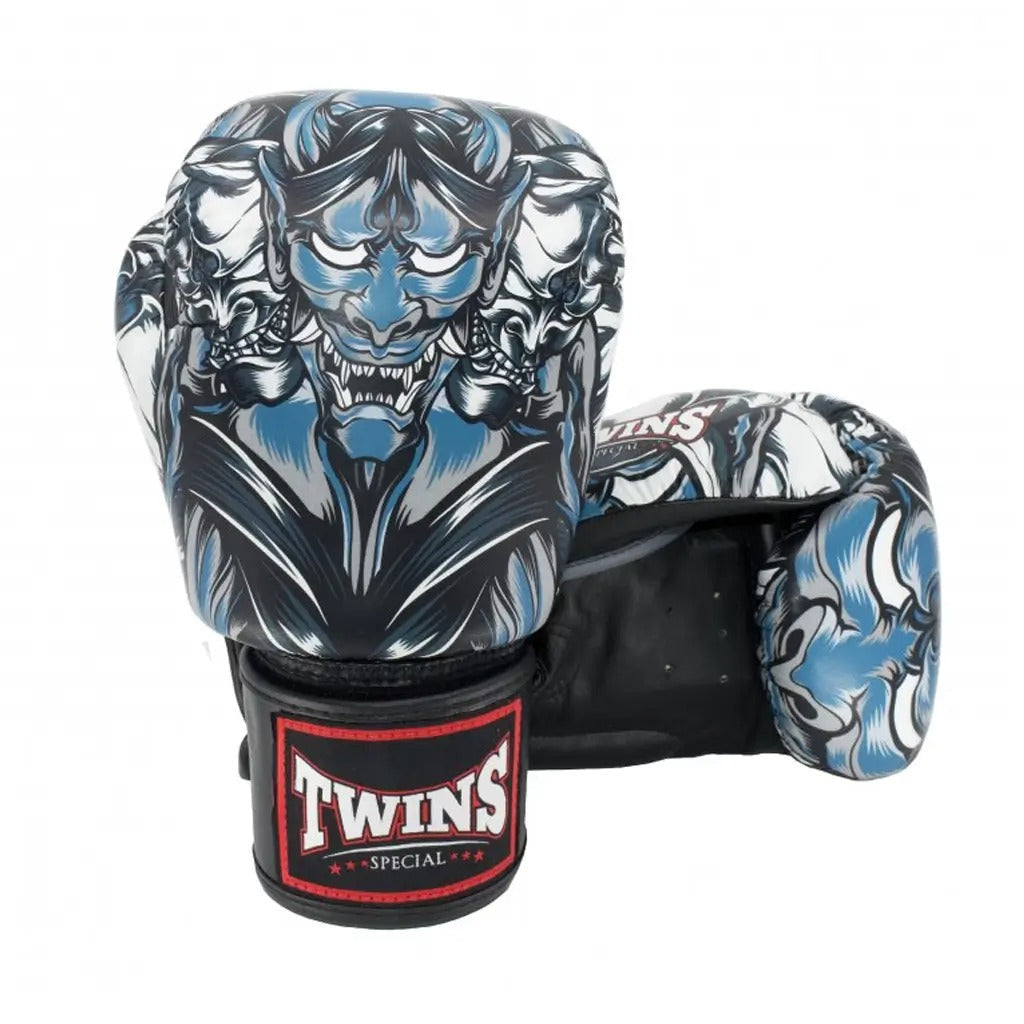 Twins FBGVL3-58 Boxing Gloves Kabuki - Black